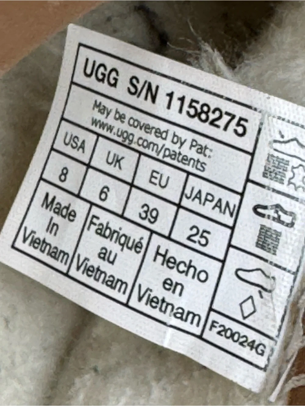 UGG boots chestnut shaft